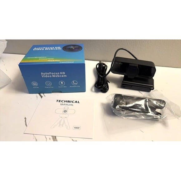 PC Webcam for Laptop, Desktop Computer, USB (2K-QS) - Picture 9 of 9